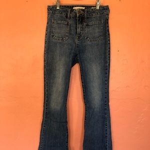 🌺High rise bell bottom jeans